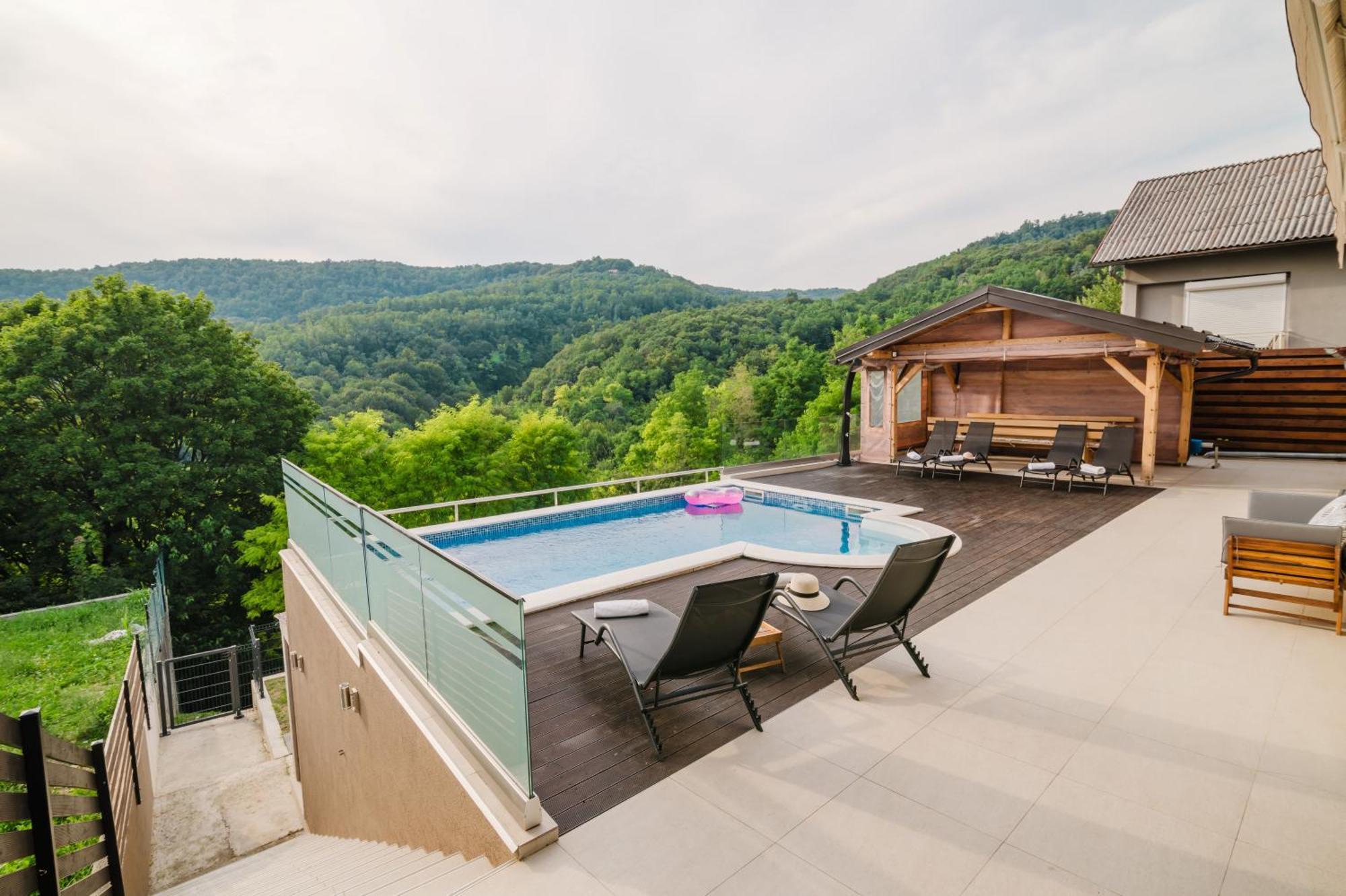 Carobni Pogled Zagreb Villa Bagian luar foto